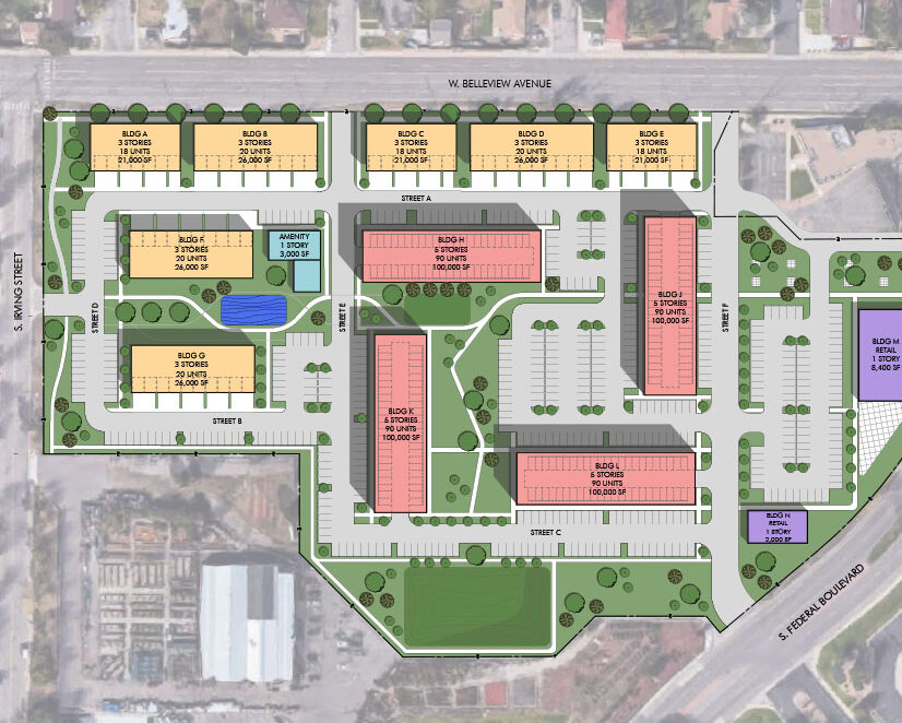 Columbine Site Plan Option 3